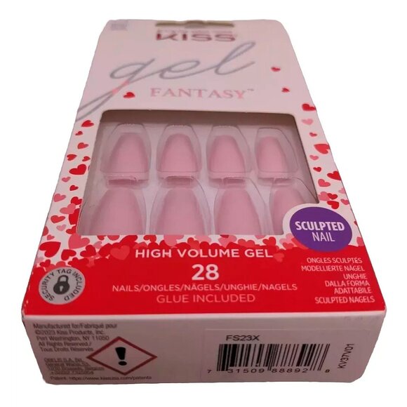 Gel Fantasy Medium Length Pink Nails - Picture 4 of 4